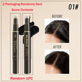 Brown Black Soft Head Pen Temporary Liquid Hair Color Instant Gray Root Coverage Hair Dye Stick One-Time Cover White Grey Hair