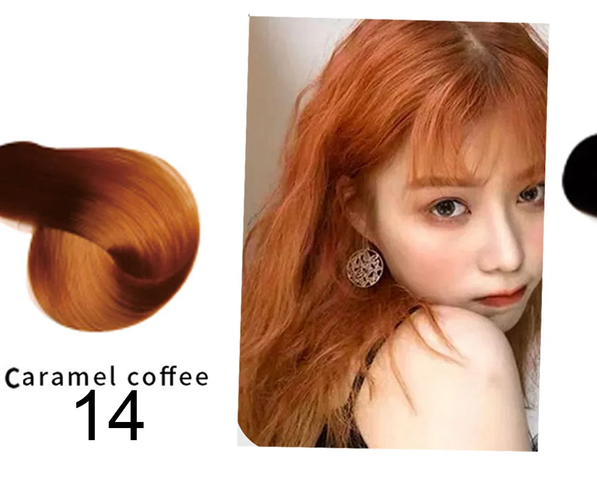 Mokeru Fast Dye Black Shampoo Long Lasting Black Hair Shampoo Organic Permanent Coconut Hair Dye Shampoo for Hair Women Man
