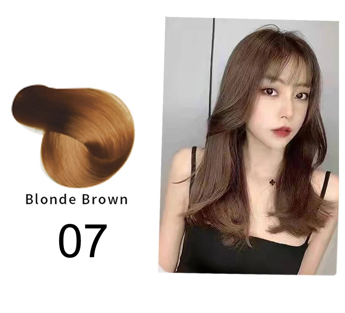 Mokeru Fast Dye Black Shampoo Long Lasting Black Hair Shampoo Organic Permanent Coconut Hair Dye Shampoo for Hair Women Man