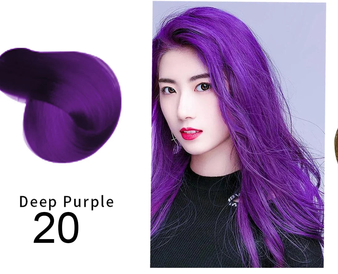 Mokeru Fast Dye Black Shampoo Long Lasting Black Hair Shampoo Organic Permanent Coconut Hair Dye Shampoo for Hair Women Man