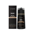 Men Hair Dye Shampoo 3 in 1 for Gray White Hair Coverage Natural Herbal Ingredient Brown Hair Coloring Black Beard Color Shampoo