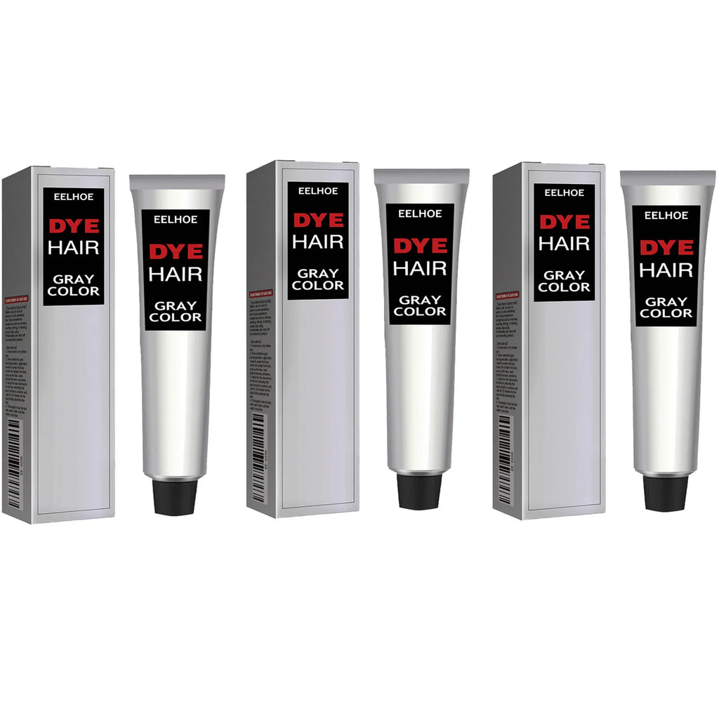 Fashion Hair Dye Cream Nourishing Enhancing Hair Luster Easy to Color Long Lasting Color Effect Grandma Grey Hairdressing Cream