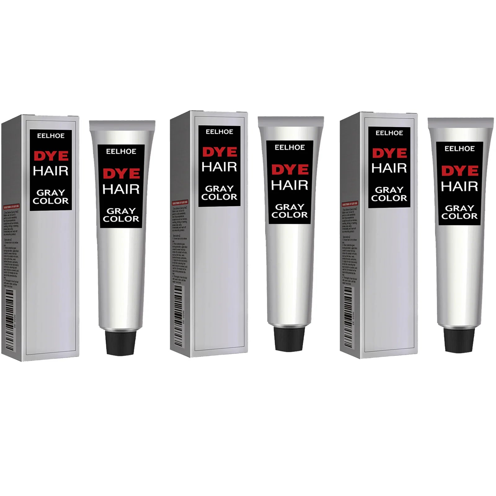 Fashion Hair Dye Cream Nourishing Enhancing Hair Luster Easy to Color Long Lasting Color Effect Grandma Grey Hairdressing Cream