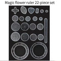 22pcs Spirograph Drawing Toys Set Geometric Ruler Mathematical Roulette Drawing Tools Learning Painting Puzzle Toys Art Tool