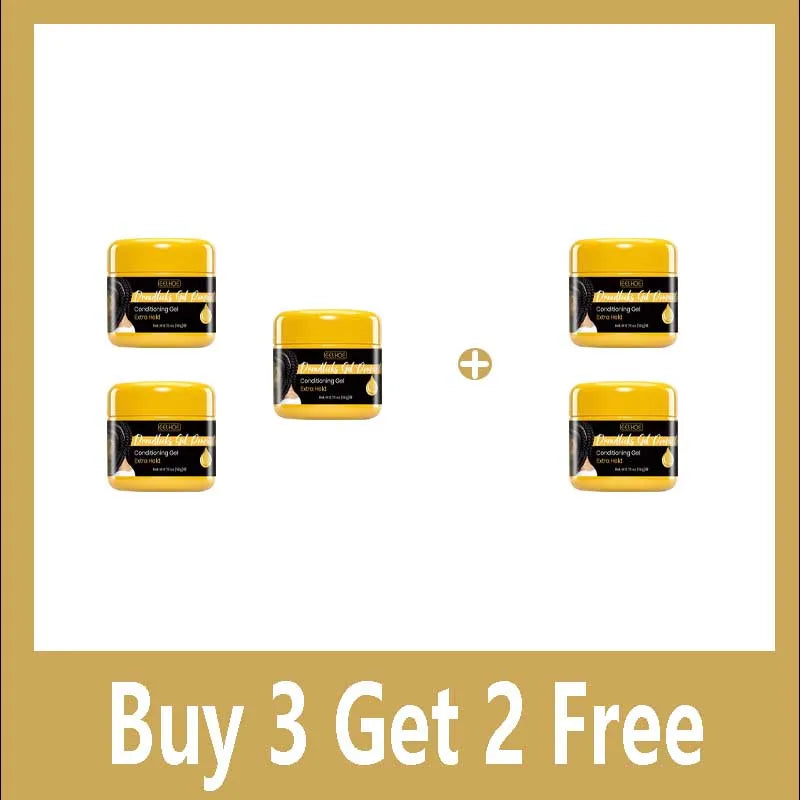Hair Braiding Gel Styling Control Smooth Long Lasting Styling Braiding Gel Tames Frizz Edges Hair Gel Twist Styling Wax 50g