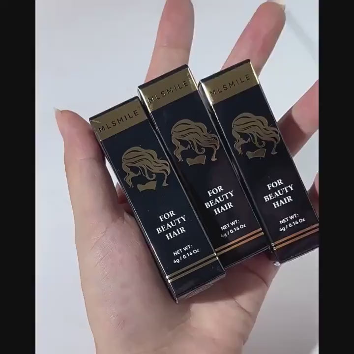 Natural Black Hair Coloring Stick Instant White Coverage Disposable Lipstick Style Dye Pen Easy Wash Out Chalk