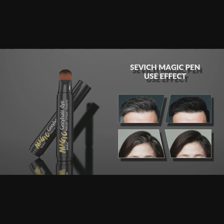 Sevich Temporary Hair Color Brush And Comb DIY Hair Color Wax Mascara Dye Cream Hair Color Pen One-time White Grey Hair Cover Up